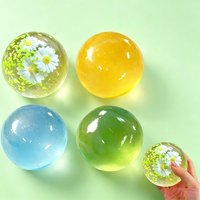 1PC Squishy Fidget Toys Simulated Transparent Slow Rebound Stress Relief Ball Healing Toy Anti Stress Sensory Fidgets Toy Soft