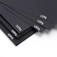 50 Sheets A4 Blank Black Kraft Paper DIY Handmade Craft Card Making Hand Drawing Sketch Paper Paperboard Office Home School