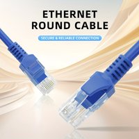 CAT 5E Ethernet Cable, 3.28ft to 49.21ft, Heavy Duty Indoor/Outdoor, Gold-Plated RJ45 Connectors, 1000Mbps 100Mhz