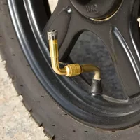 Motorcycle 45 90 135 Degree Angle Bent Valve Adaptor Tyre Tube Valve Extension Adapter for Truck Moto Bike Car Accessories