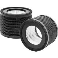 2PCS TT-AP001 HEPA Filter Compatible with TaoTronics TT-AP001 Air Purifier H13 True HEPA Filter Activated Carbon Filter