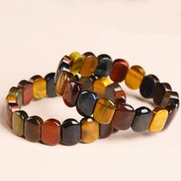 Natural Colored Tigers Eye Gemstone Bracelet Elegant & Durable Fashion Healing Fengshui Handing Decoration Gift