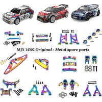 MJX Hyper Go 14301 14302 14303 14304 RC Car Metal Upgrade Parts Steering Cup Swing Arm Shock Tower Bracket Set for 1/14 RC Truck