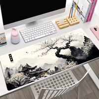 Landscape ink Painting Leather Mousepad Office Desktop Mouse Pad Computer Speed Type Carpet Mat Player Laptop Keyboard Cartoon