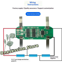 3S 12.6V 5A/10A 18650 BMS with Nickel Strip – Lithium Battery Protection Board for DIY 8.4V-12V Packs, Easy Welding