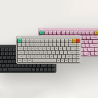 Original NuPhy Node75 Bluetooth Wireless Mechanical Keyboard with PBT Keycaps 3000mAh Battery RGB Ergonomic Low or Max High Axis