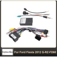 Câble d'alimentation pour autoradio Android 16 broches, faisceau de câblage G-RZ-FD60, décodeur Canbus pour Ford Focus Mk3 Fiesta 2012 Edge Tourneo Courier
