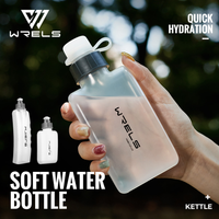 WRELS Portable Cycling Water Bottle Outdoor Sports Bike Bottle Running Equipment Large Capacity Convenient Sport Travel Flask