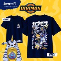 Anime Digimon Gabumon Evolution Graphic Unisex Tshirt O-neck Y2k Harajuku 100%cotton Short Sleeve 2026 New Men's fashion Shirt