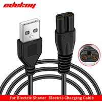 USB 2-Prong Shaver Charging Cable Replacement Compatible Charger Cord Various devices suitable for 2-Prong plugs