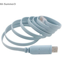(YY)1Pc 2025 New 1.8M USB to RS232 Serial to RJ45 Cable CAT5 Console Adapter Cable Cord for Routers