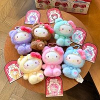 TopToy Hellokitty Teddy Pajamas Series Vinyl Blind Box Trendy Bag Pendant Ornaments Decorative Children'S Toys For Birthday Gift