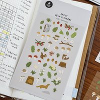 Korean Import Suatelier Little Forest Koala Paper Stickers Scrapbooking Diy Diary Stationery Sticker Cute Sticker 1188