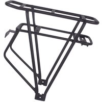 Strong Iron Bicycle Rear Rack with Battery Holder Double Deck Luggage Carrier for Electric MTB Bikes Storage and Accessories