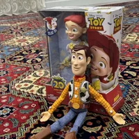 Toy Story Action Figures - Buzz Lightyear Woody Rex Jessie Trendy Vocal Cartoon Figurine Model Dolls for Funny Toys Gift