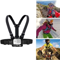 Action Camera Accessories Adjustable High Elastic Density Harness Chest Strap Mount for Go Pro Action Camera