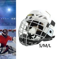 Hockey Helmet Professional Ice Hockey Goalie Helmet for Game Street Exercise