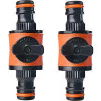1-30Pcs Garden Hose Tap Shut Off Valve Shut Off Valve Fitting Connector Pipe Coupler Stop for Faucets Spray Guns Watering System