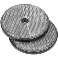 Trailer Reflector Driveway Reflective Gate Trailer Screw Motorcycle Warning Poles Post High Rear Visibility Stick Mount