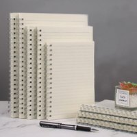 Thickened A5/B5/A4 Coil Notebook 80Sheets Grids/Blank/Horizontal Line Notepad Flip Over Spiral Notebook School Office Supplies
