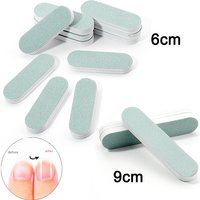 50/100 Pcs/Lot Nail Buffer Polishing Strip Green/White Sanding 600/3000 Sponge Manicure Tools Washable Buffing Blocks for Nails