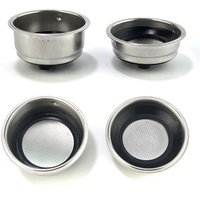 51Mm 1/2 cups Coffee Filter Baske Detachable Stainless Steel Coffee Filter Basket Strainer Coffee Machine Accessories For Home