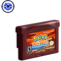 GBA 1M Flash RTC Pokemon Lazarus V2.0 Video Game Cartridge with Battery Rom Hack USA Version for GBA/NDS