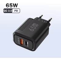 65W GaN Charger PD Type C Fast Charging Phone Charger Power Adapter For iPhone 16 Samsung Xiaomi Huawei EU/US Plug Wall Charger