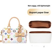 Luxury Craftsmanship Speedy Nano Inner Bag White Tricolor Pillow Dupont Paper Shockproof Waterproof Women's Cosmetic Bag