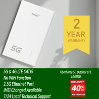 Unlocked FiberHome 5G Outdoor CPE LG6121D IP67 High Gain POE 2.5G RJ45 Port 5G 4G LTE CAT19 Wireless Modem Sim Card Router