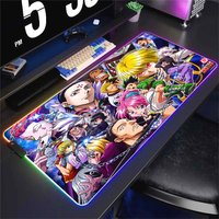 RGB Hunter X Hunter Mousepad 400x900 Gaming Accessiores Mouse Pad Pc Keyboard Mat HD Customized Cool Anime Rubber Mause Pads Xxl