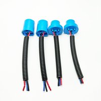 1-10Pcs 9004 9007 Male Female Plug Car Lampholder Conversion Line Wiring Harness Adapter Socket HB1 HB5 Connector Extension Cord