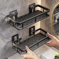 High Quality Wall Mounted Shower Shampoo Rack Bathroom Rack Towel Rack Diamond Free Stand Tripod Wall Hanging Corner Rectangular
