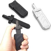 EDC Magnetic Ejection Sword Sheath Fidget Toy Metal Push Slider Portable Toy Stress Relief Anxiety Relax Gift For Adult Office