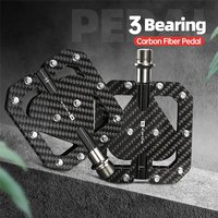 AliExpress kwok KWOK T800 Carbon Fiber Bicycle Pedals TC4 Titanium Alloy Axle MTB Road Bike Pedals 3 Sealed Bearings Non-Slip Pedals Lover Gift