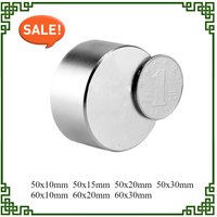 50x10mm 50x15 50x20 50x30 Big Disc Neodymium Powerful Strong Magnetic Magnets 60*10 mm For Home OfficeDIY 60x30 60*20 50x10