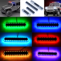LED 5V Multi-modal Control Lights Police Car Lamp Flash for 1/10 RC Crawler Car TRX4 RC4WD D90 FMS 1/14 Tamiya RC Truck SCANIA