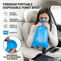 10/20/30Pcs Car Portable Trash Bag for Pregnant Women Disposable Plastic Manual Vomit Bag for Patient or Bus and Air Emergency