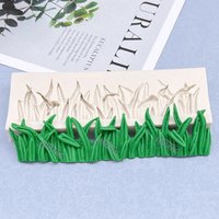Grass Silicone Cake Baking Mold Sugarcraft Chocolate Cupcake Resin Tools Fondant Decorating Tools