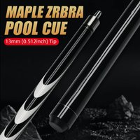13mm Maple Wood Pool Cue Stainless Steel Quick Three Teeth Joint Uni-loc Hardness Elasticity Extra Long Heavy