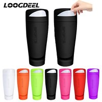Loogdeel Soccer Shin Guard Socks Breathable Soccer Shin Guard Sleeves with Pocket for Football Shin Pads Shin Pads Holder