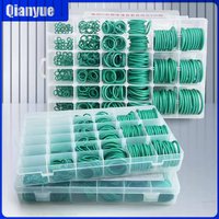 FKM O-Ring Kit,High Temp 250°C Oil Proof Seal Set for Valves/Faucets/Air Valves (Assorted Sizes, Box Packaging)