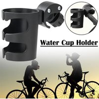 Stroller Bicycle Cup Holder Bottle Rack Universal Clamp Adjustable Beverage Drink Clip For Wheelchair Walker Pram Black