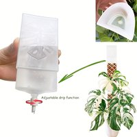 1pc Adjustable D-Shaped Self-Watering Plant Dripper Durable Plastic Plant Waterer Compatible With Plant Climbing Rod
