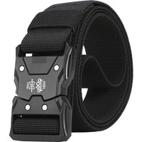 New Tactical Belt Metal Buckle Quick Release Elastic Belt Casual Tooling Training Belt Men's Trousers Belt YD124