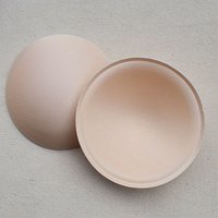 1/2/3 Pairs Women'S Breathable Round Sports Bra Inserts, Thin PU Polyurethane and Polyester Blend, Woven Bra Accessorie