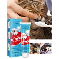 Gentle Pet Dental Care Paste for Cats & Dogs, Breath-Freshening Toothpaste for Daily Oral Hygiene,Reduce Soft Plaque Buildup