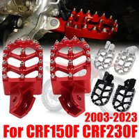 For HONDA CRF150F CRF230F CRF150 CRF230 F CRF 150F 230F 150 230 F 2003-2023 Accessories Footrest Footpegs Foot Pegs Rests Pedal