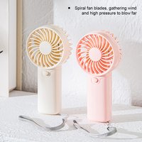 Cute Mini Fan Portable Handheld Fan Lightweight Handy Fan Pocket Size Low Noise Small Electric Fan Student Gift Outdoor Fan