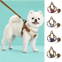 Pet Harness Lead Leash Set For Small Medium Dog Cat Vest Chest Strap Puppy Chihuahua Breathable Harness Dog Walking Pet Supplies